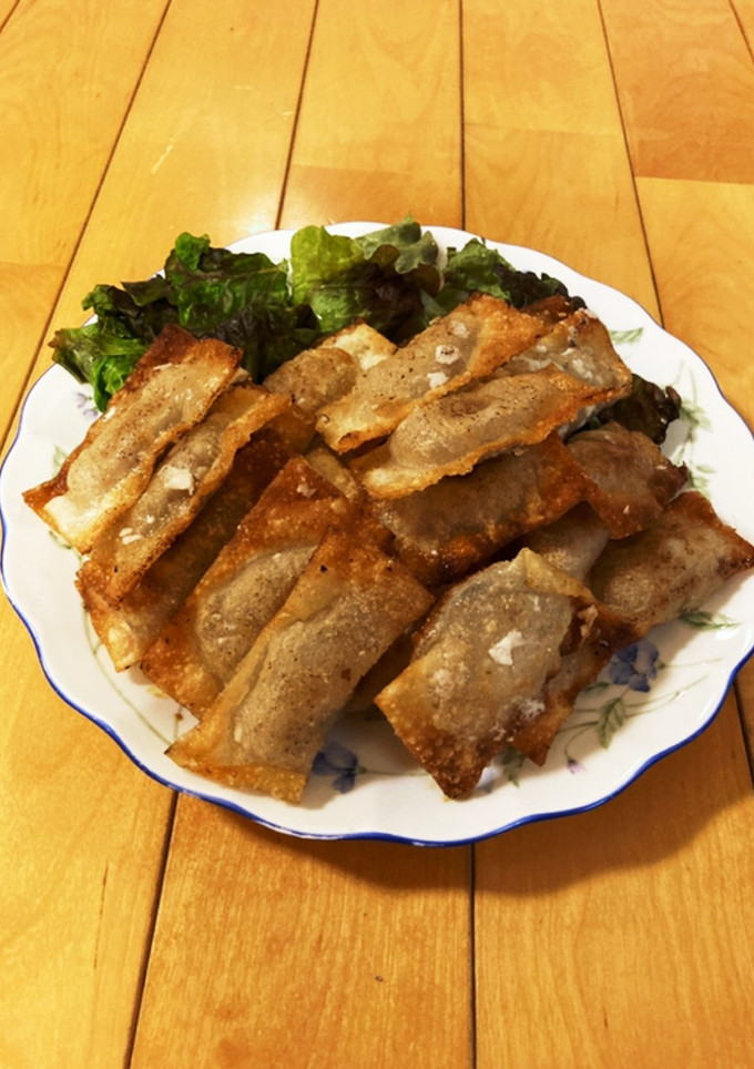 豚ひき肉の包み揚げ♪ワンタンの皮♪-レシピのメイン写真