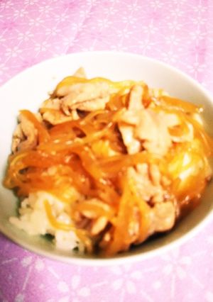 甘辛★簡単★節約★牛丼風な豚丼-レシピのメイン写真