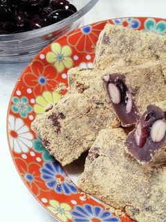 黒豆煮からの黒豆ゆべし-レシピのメイン写真