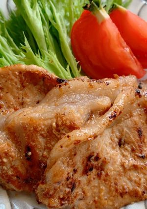 豚肉のごまみそ焼き-レシピのメイン写真