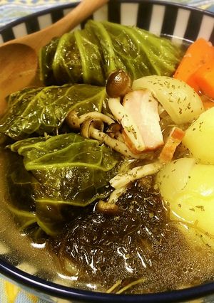 野菜たっぷりもずく入りポトフ-レシピのメイン写真