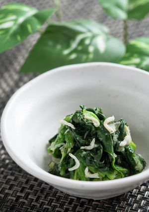 ほうれん草の和え物【入院食⑪夕/冷副菜】-レシピのメイン写真