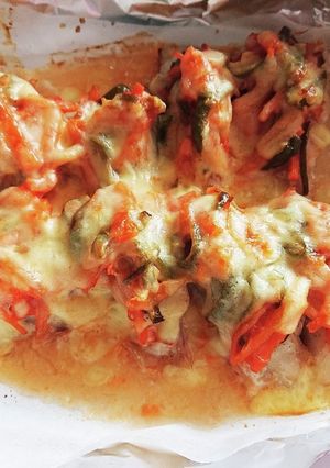 オーブンで！子供大好き☆赤魚のピザ焼き-レシピのメイン写真