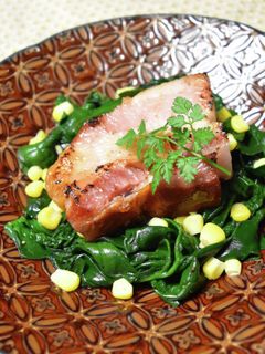 豪快ほうれん草ベーコン-レシピのメイン写真