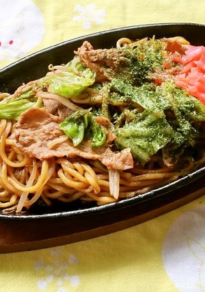 再現！ラーメンこまどりのソース焼きそば♪-レシピのメイン写真