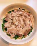 レンジで簡単ニラ豚もやし蒸し