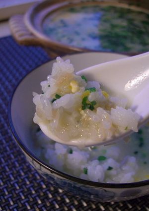 風邪ぶっ飛び！カツオ流にんにくおじや♡-レシピのメイン写真