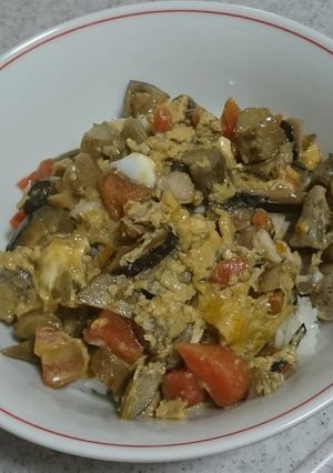 がめ煮とじ丼-レシピのメイン写真