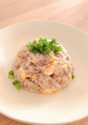 クマソバぶっかけ肉のチャーハン-レシピのメイン写真