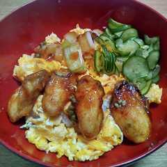 รูปของ 牡蠣の蒲焼き丼