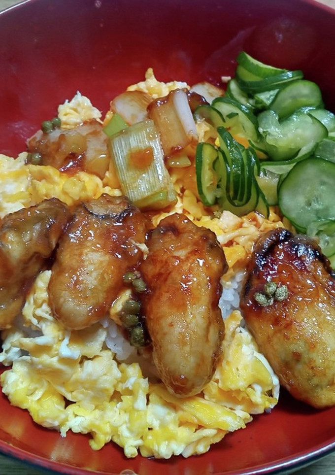牡蠣の蒲焼き丼-レシピのメイン写真