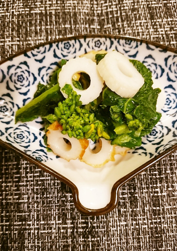 菜の花とちくわの和え物-レシピのメイン写真