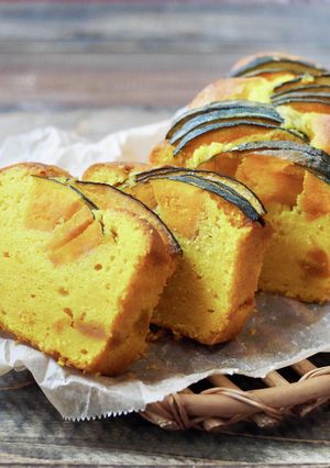 皮ごとかぼちゃのパウンドケーキ・BPなし-レシピのメイン写真