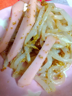 もやしと魚肉ソーセージのエゴマ和え-レシピのメイン写真