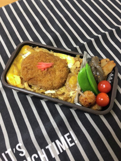 男子高校生弁当1/13コロッケ丼弁当-レシピのメイン写真