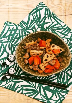 あずちんボーンブロスレシピ☆簡単筑前煮-レシピのメイン写真