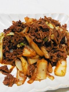 白菜のすき焼き風味噌炒め-レシピのメイン写真