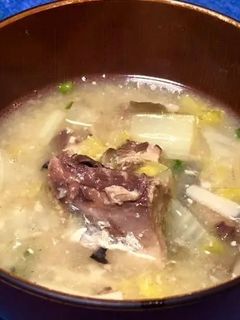 あったか~い♪サバ缶の味噌汁-レシピのメイン写真