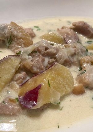 ディル香るチキンのチーズクリームシチュー-レシピのメイン写真