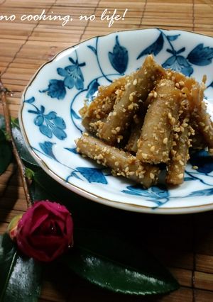シャキシャキ!たたきごぼう!-レシピのメイン写真