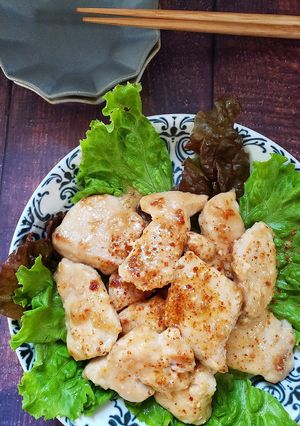 柔らか鶏むね肉のマヨポンからめ-レシピのメイン写真