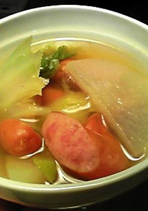 ★白菜＆大根＆ウインナー❤コンソメ煮★-レシピのメイン写真