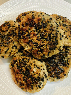 簡単給食 ごまハンバーグ-レシピのメイン写真