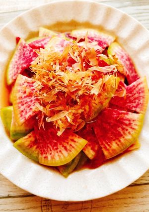 紅芯大根の和風サラダ-レシピのメイン写真