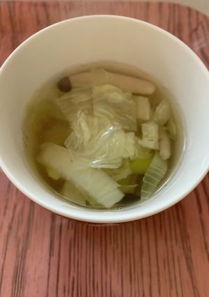 白菜のお吸い物-レシピのメイン写真
