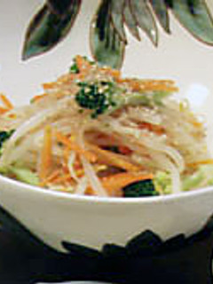 簡単♪茹で野菜(もやし)のごま油和え-レシピのメイン写真