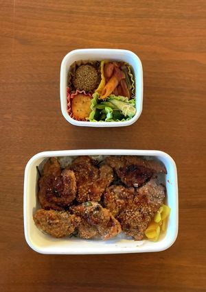 中学生野球弁当15｜胡麻つくね弁当-レシピのメイン写真