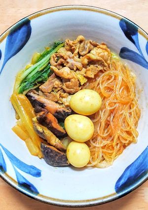 白菜と豚こま肉に春雨のカレー煮◎ウマシ！-レシピのメイン写真