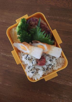 和風ハンバーグ男子弁当♪-レシピのメイン写真