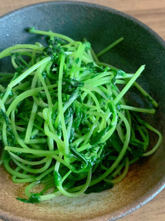 豆苗の炒め物-レシピのメイン写真