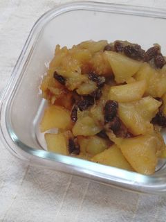 りんごとレーズン煮-レシピのメイン写真