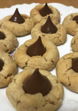 ピーナツバター・キスチョコクッキー-レシピのメイン写真