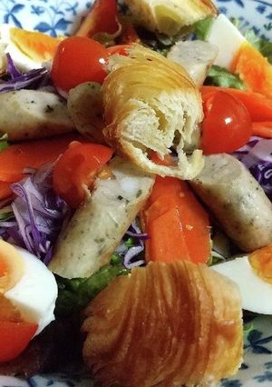 ワンボールランチ 残り物でカフェ気分♪-レシピのメイン写真