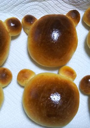 くまちゃんチョコクリームパン-レシピのメイン写真