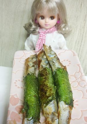 リカちゃん♡ししゃもの梅紫蘇巻き︎˳⋆-レシピのメイン写真