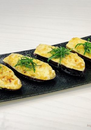 パパッと♪簡単♡なすのネギ味噌チーズ焼き-レシピのメイン写真