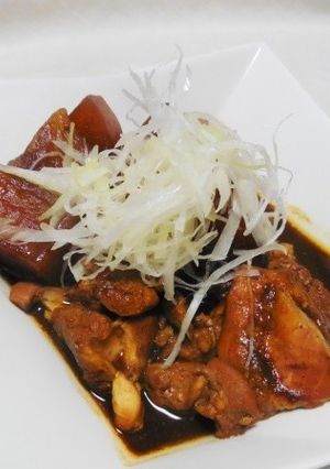 大根とチキンのカレー味噌煮込み-レシピのメイン写真