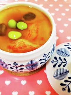 ラーメンスープ*中華風茶わん蒸し-レシピのメイン写真