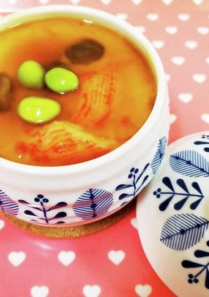 ラーメンスープ＊中華風茶わん蒸し-レシピのメイン写真