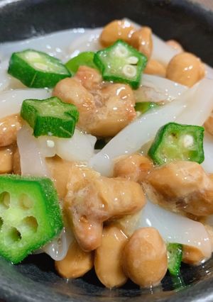 イカおくら納豆-レシピのメイン写真