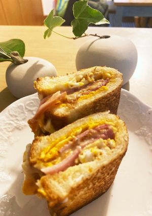 フライパンで完結!簡単ホットサンド-レシピのメイン写真