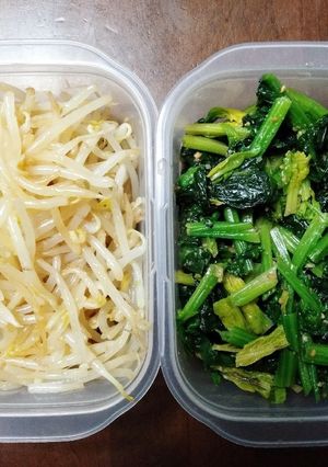 ほうれん草、もやしのナムル-レシピのメイン写真