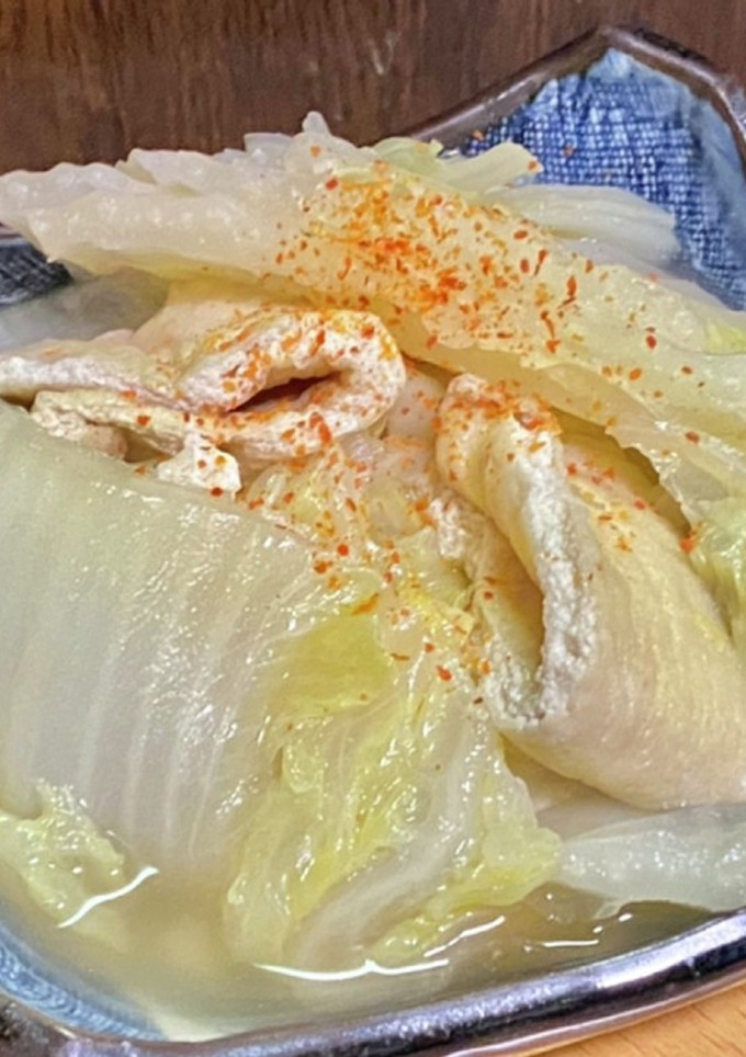 白菜大量消費・白菜と京揚げの煮物-レシピのメイン写真