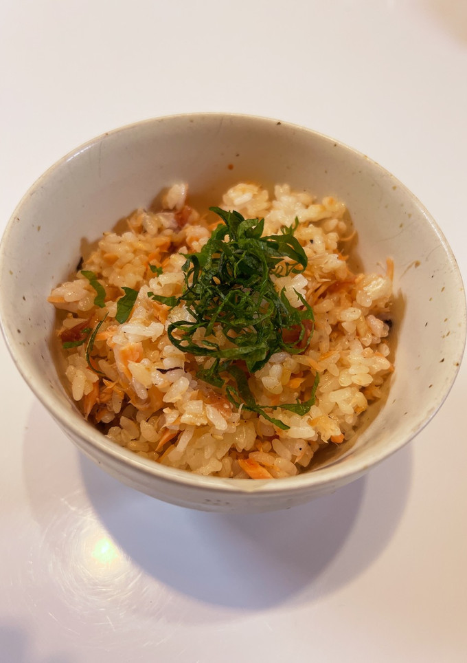 超簡単！鮭と梅の混ぜご飯-レシピのメイン写真
