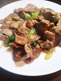 簡単☆豚肉と長ネギと搾菜の中華風炒め-レシピのメイン写真