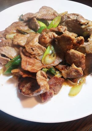簡単☆豚肉と長ネギと搾菜の中華風炒め-レシピのメイン写真